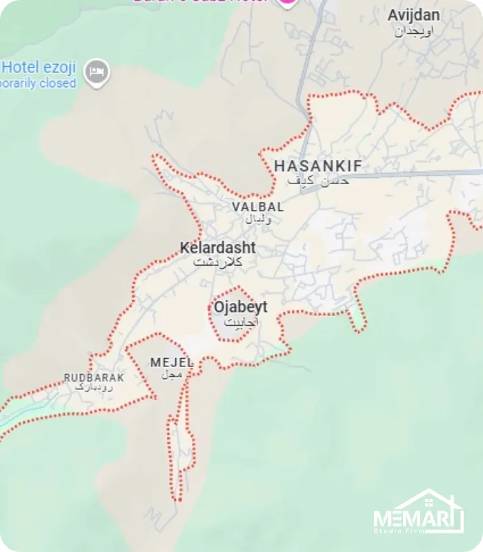 نقشه کلاردشت